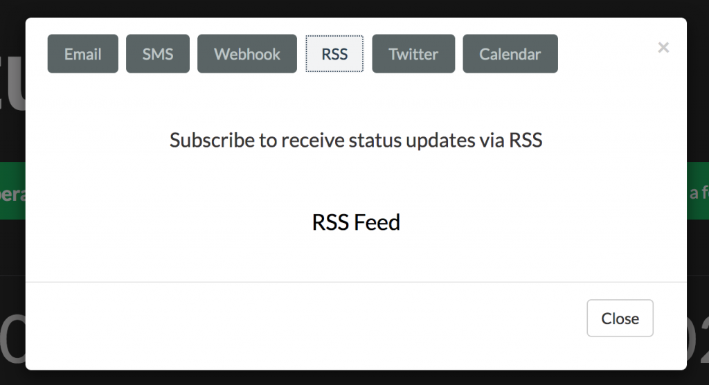 Rss Feed Status Io Knowledge Base - roblox rss feed