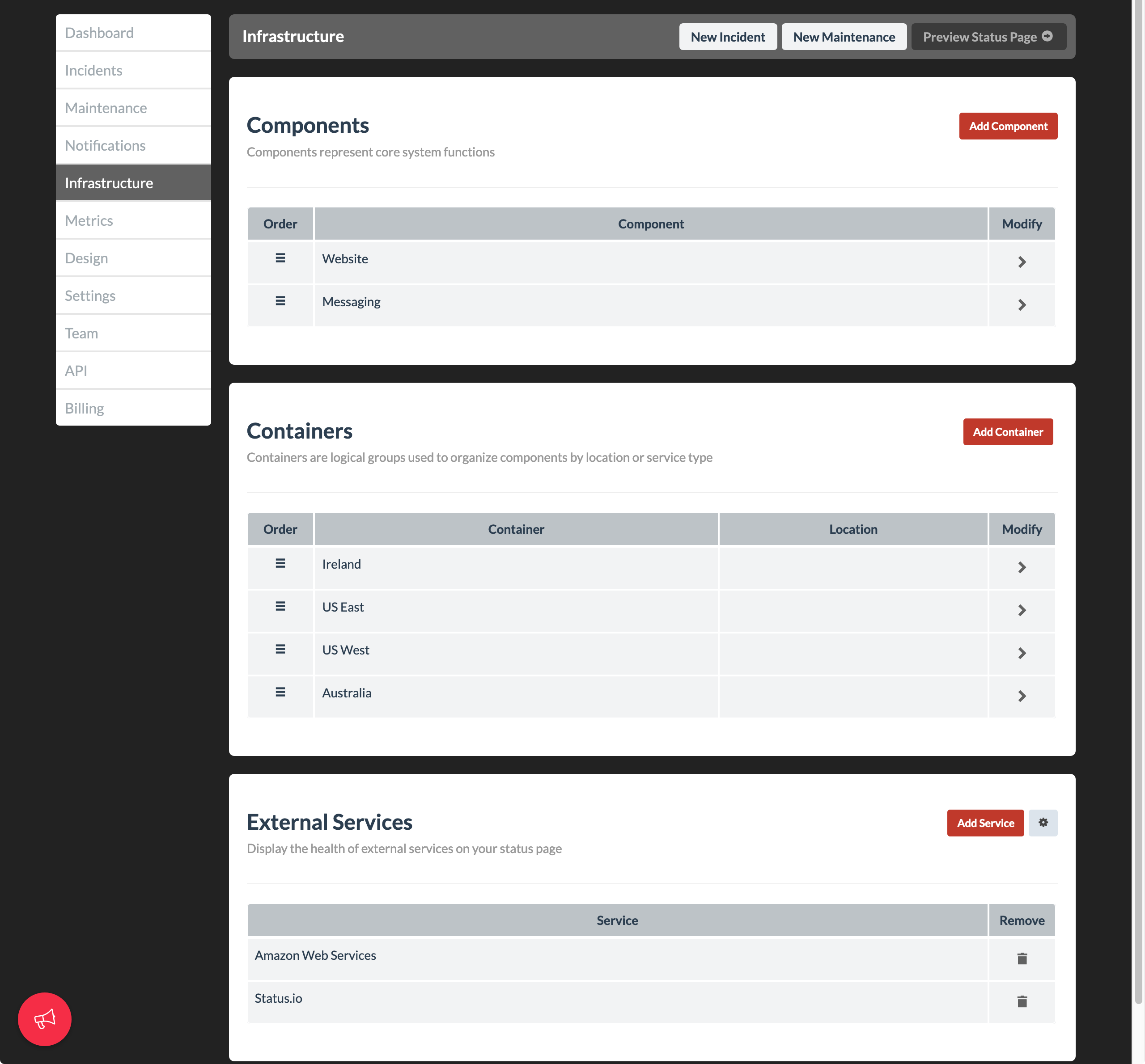 StatusPage.io — Librato Knowledge Base